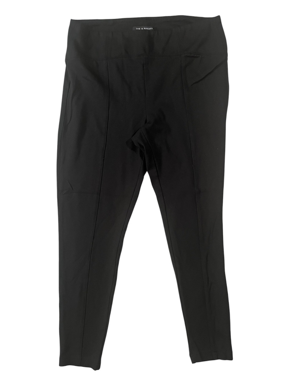 Zac & Rachel Pants, Pull-On Soft Pants, Black, Large, Stretchy Comfy
